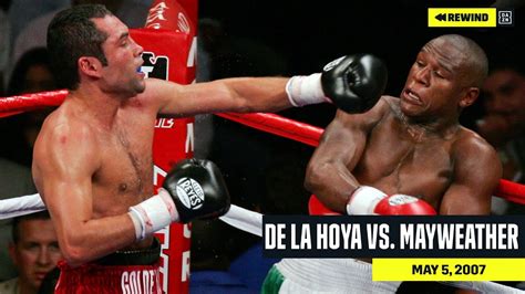 mayweather vs de la hoya.